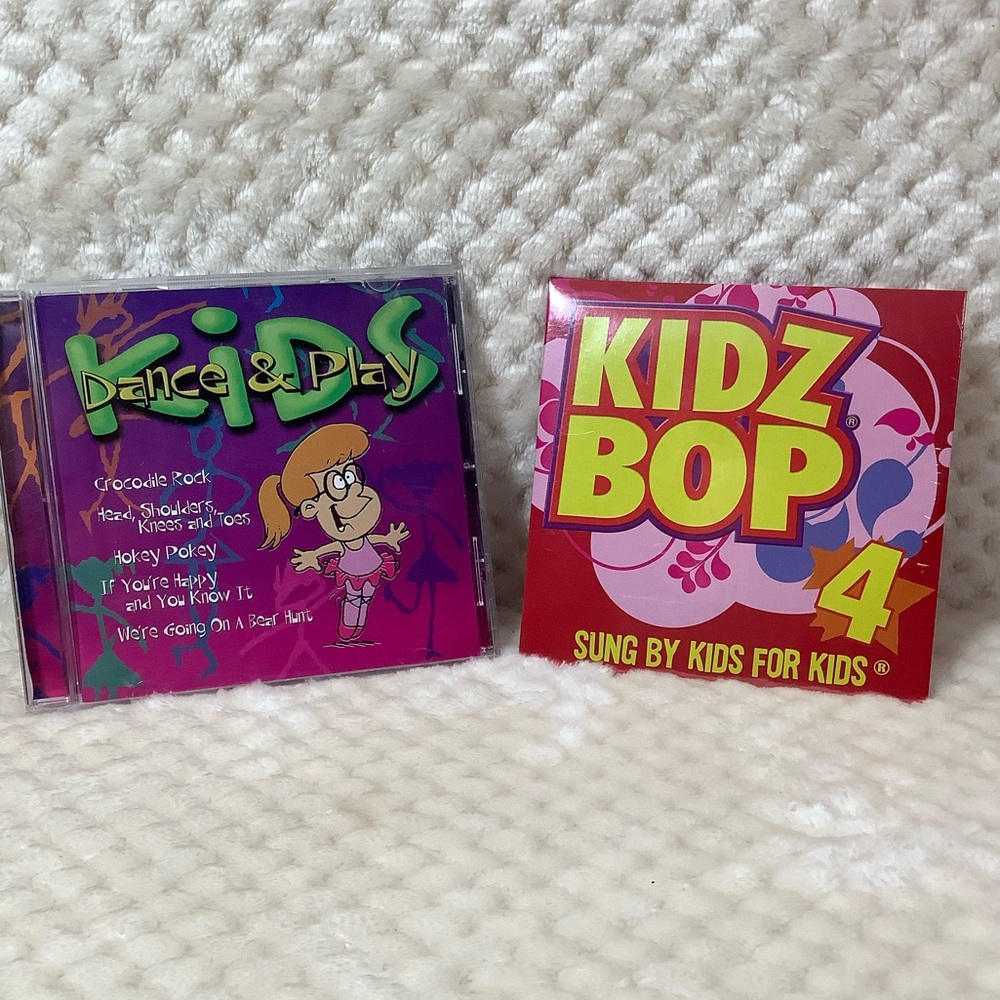 Kids Music CD Lot Kids Dance and Play + Sealed Kids Bop 4 💿